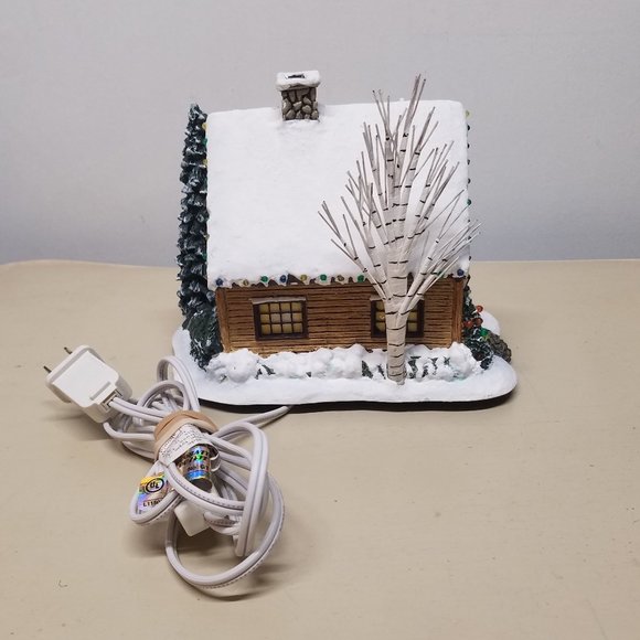 St Nicholas Christmas Shop Light Up Thomas Kinkades Village Christmas - Picture 5 of 13